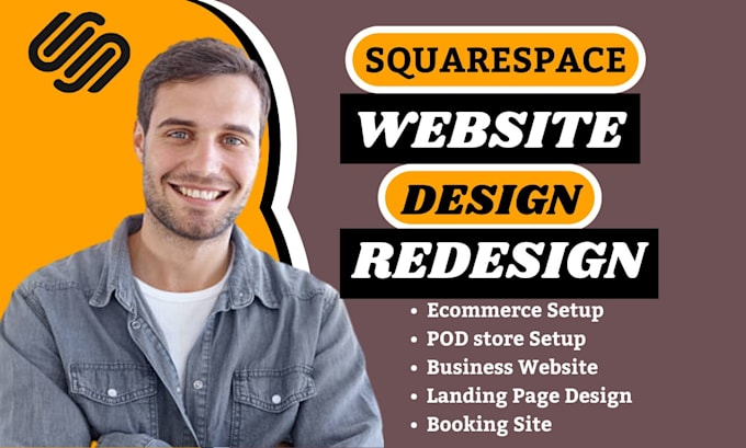 Gig Preview - Design beautiful squarespace website, squarespace landing page website redesign