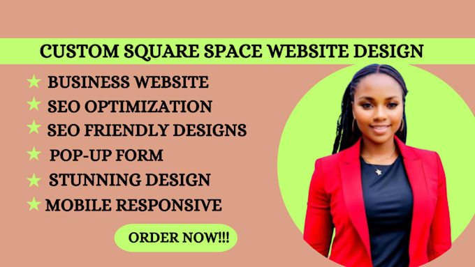 Gig Preview - Do modern squarespace website design or website development