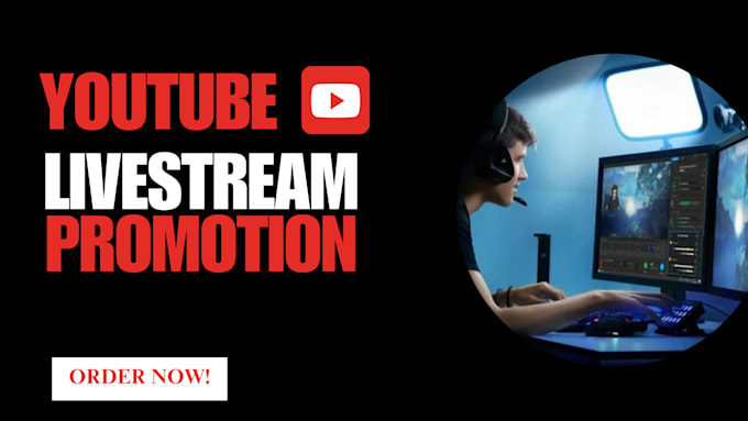 Bestseller - do  youtube life streaming setup life stream promotion