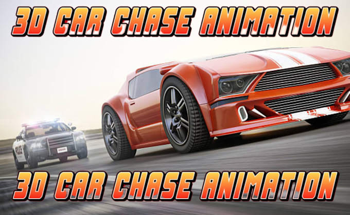 Gig Preview - Create 3d car chase animation model cinematic renders and video game asset