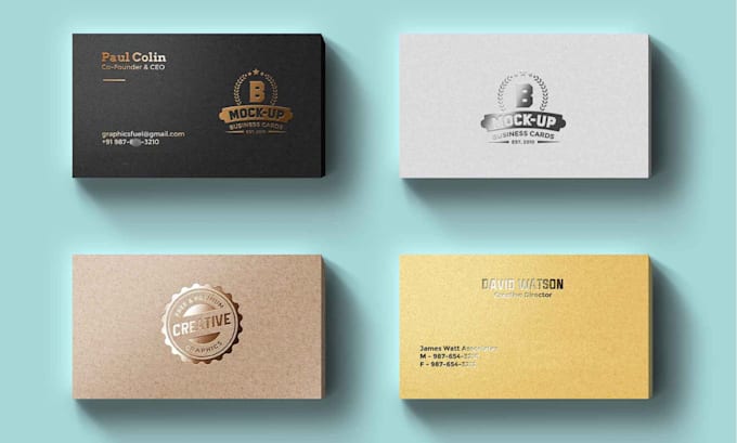 Gig Preview - Provide professional business card design and logo design