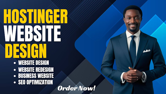 Gig Preview - Hostinger website design hostinger website redesign godaddy website design