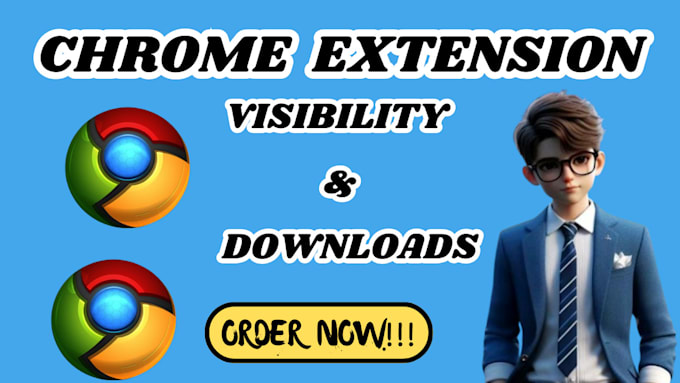 Gig Preview - Do chrome extension promotion, chrome extension downloads, chrome visibility