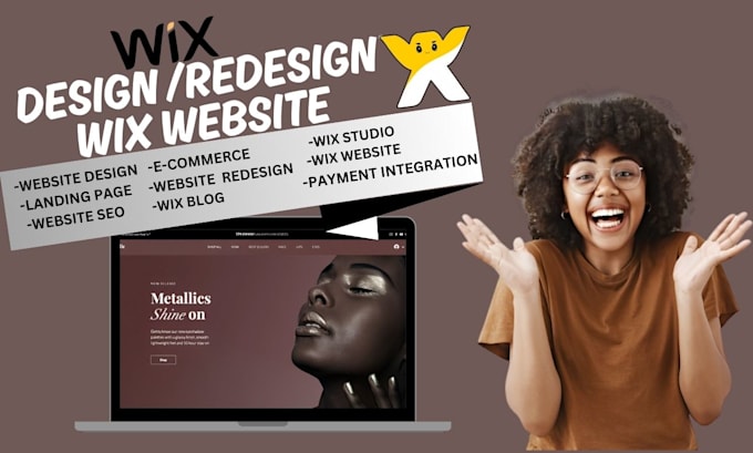 Bestseller - create wix website redesign wix studio interactive animated wix website wix velo