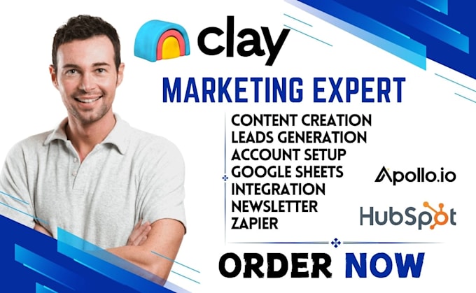 Gig Preview - Setup clay com hubspot zoho crm apollo io dubsado 17hats crm