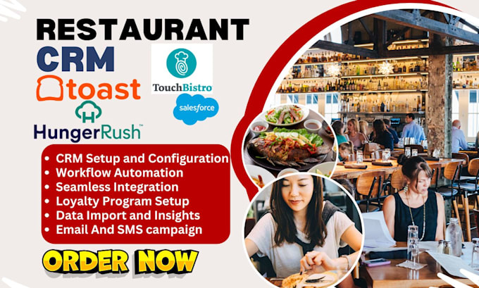 Bestseller - setup restaurant crm salesforce touchbistro hungerrush toast sevenrooms