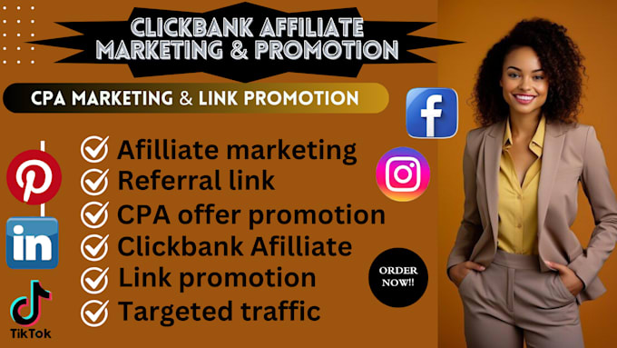 Bestseller - do clickbank affiliate link promotion, affiliate marketing CPA offer link