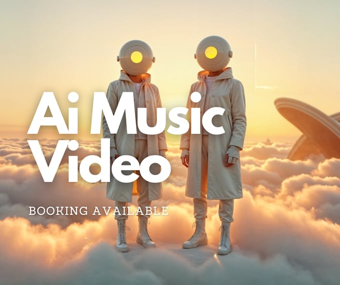 Gig Preview - Design a animated ai music video