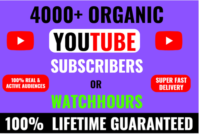 Bestseller - do 1k subscriber in your youtube channel organically