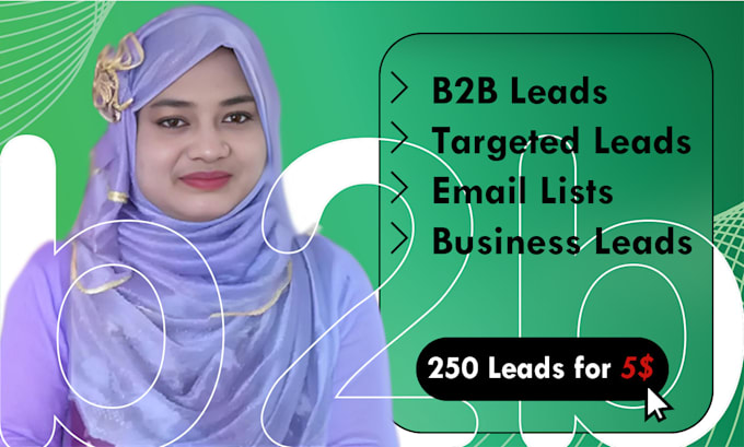 Gig Preview - Provide highly targeted b2b leads and email lists