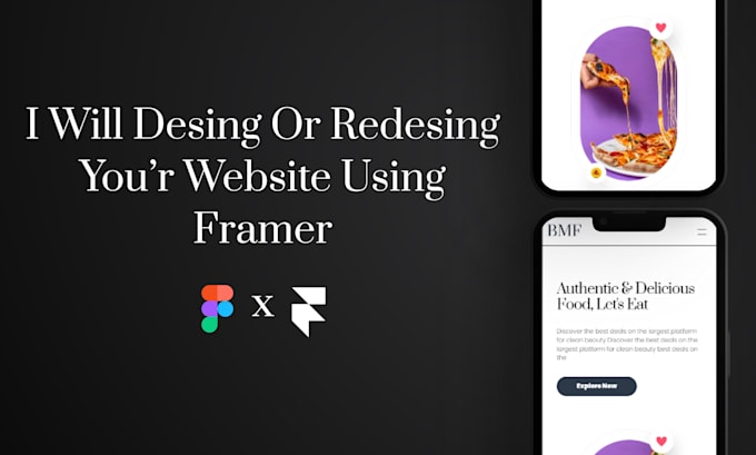 Bestseller - desing or redesing your website using framer