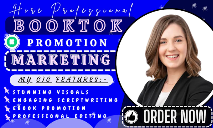 Gig Preview - Viral tiktok booktok promotion booktok books rank ebook kdp ads ebook marketing