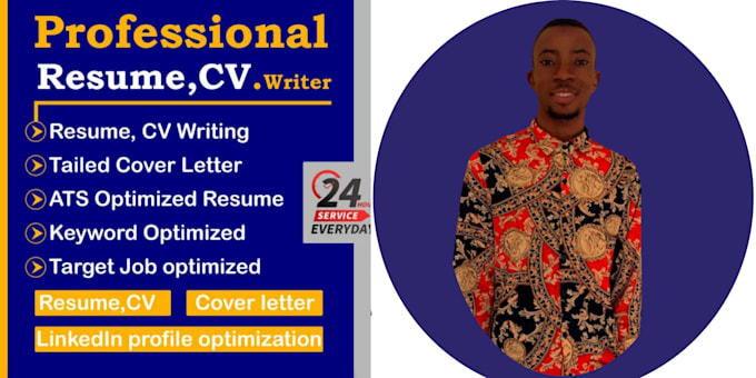 Gig Preview - Do professional resume, CV, and writing service