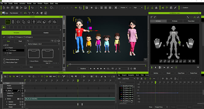 Gig Preview - Do 3d character animation for game and your business advertisements and channel