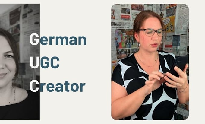 Gig Preview - Create authentic ugc content from a female, german perspective for your brand