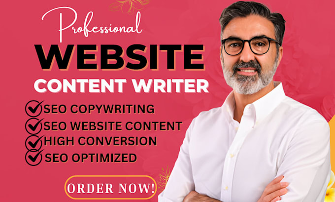 Gig Preview - Write high converting seo copywriting and website content