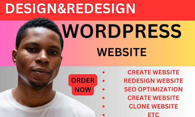 Gig Preview - Design, redesign, revamp or clone wordpress website or blog superfast