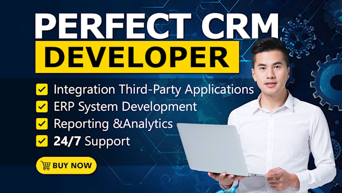 Gig Preview - Be perfect crm developer for custom CRM software, erp and HR management software