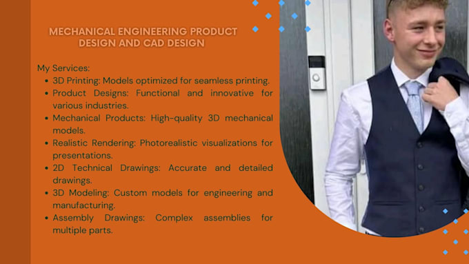 Gig Preview - Do mechanical engineering product design, cad design