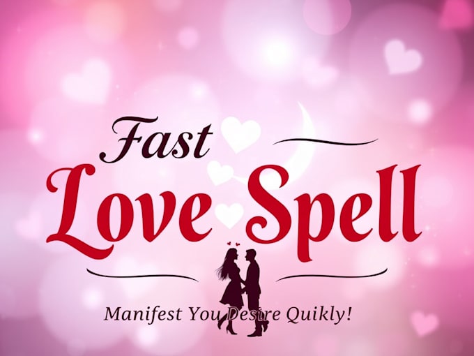 Gig Preview - Cast fast obsession love spell, instant love spell, fast love spell with results