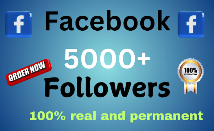 Gig Preview - Increase organic permanent followers on facebook