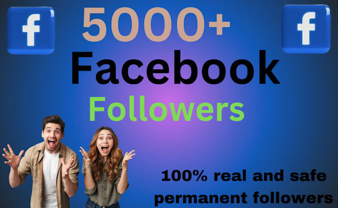 Gig Preview - Increase organic permanent followers on facebook