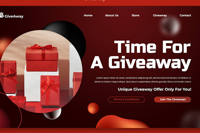 Bestseller - build a giveaway website, raffle website, competition ticket website