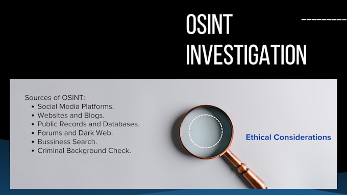 Bestseller - osint investigation on person