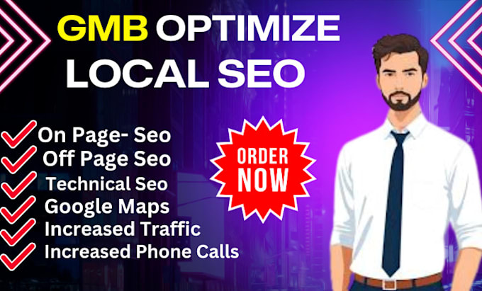 Gig Preview - Do complete monthly local SEO service and gmb optimization