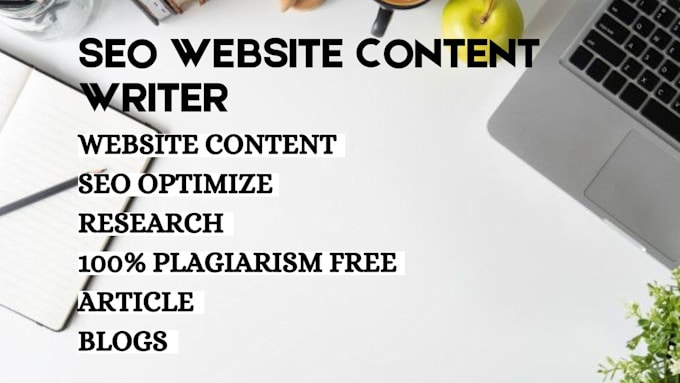 Gig Preview - Write SEO website content, article, blog post