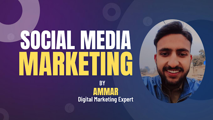 Gig Preview - Be your social media marketing specialist and manager