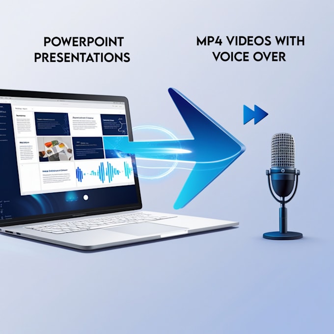 Gig Preview - Create professional ai voiceovers for your powerpoint presentations