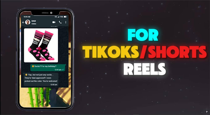 Gig Preview - Create viral texting story video for tiktok creator rewards and youtube shorts