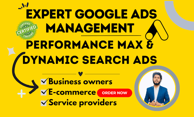 Bestseller - set up manage optimize google ads performance max and dynamic search ads