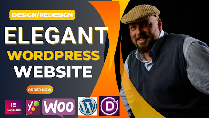 Gig Preview - Design a custom wordpress website for your business