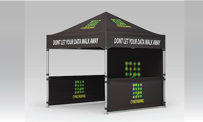 Gig Preview - Design canopy tent, table cover and flag