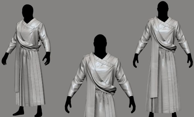 Gig Preview - Do 3d clothing mockups clo 3d fashion design sims sansar virtual clothing games