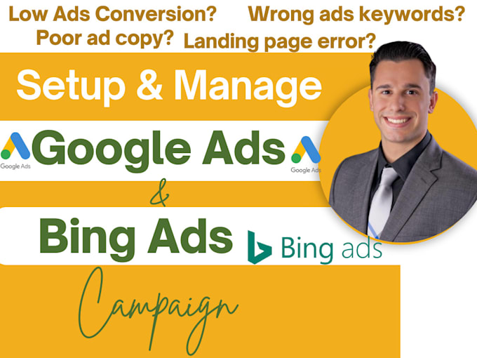 Bestseller - setup, manage google ads and bing ads campaign shipping to USA and canada