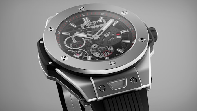 Gig Preview - 3d watch animation, cgi product animation, 3d watch design, 3d product animation