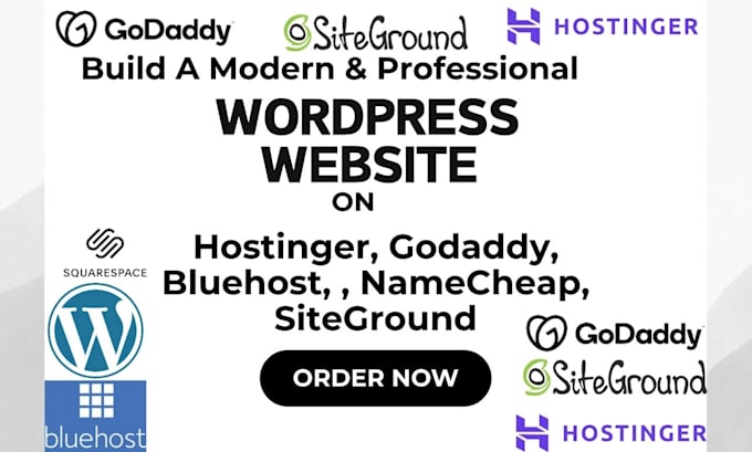 Gig Preview - Design hostinger website, ecommerce, webshop, godaddy, wix, squarespace website