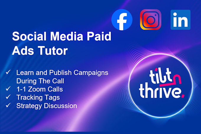 Bestseller - be your facebook, instagram, linkedin ads campaign tutor