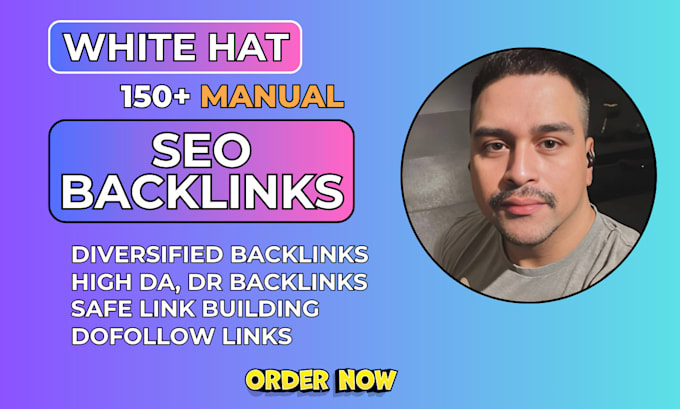 Gig Preview - Improve website ranking using white hat high da authority SEO backlinks