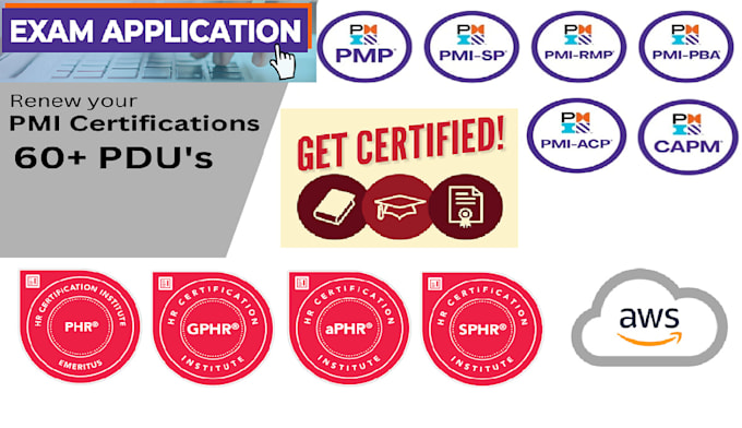 Bestseller - help you in pmp aws phr certification and pmp  renewal pdus