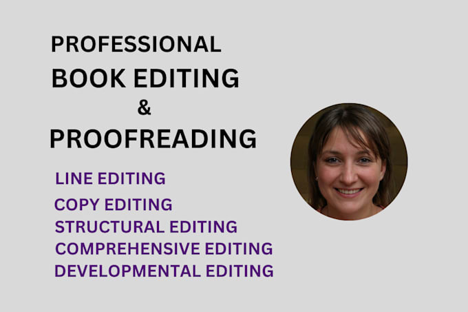 Gig Preview - Be your professional book editor, spell check and grammar check