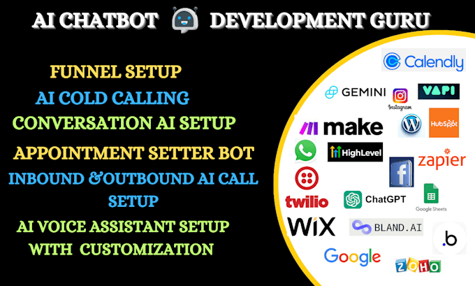 Gig Preview - Gohighlevel, vapi ai calling agents, and IVR setups for your business