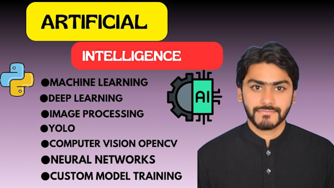 Gig Preview - Built ai machine learning deep learning image processing yolo model nlp projects