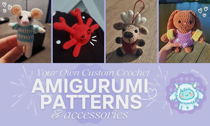 Gig Preview - Write custom crochet patterns with your specs