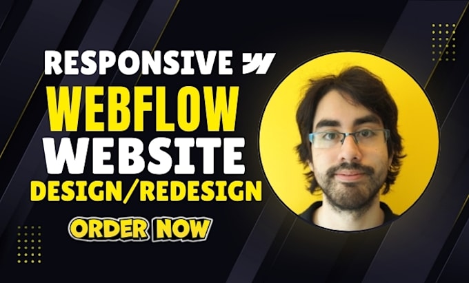 Gig Preview - Develop a clean, responsive, modern webflow website or landing page design