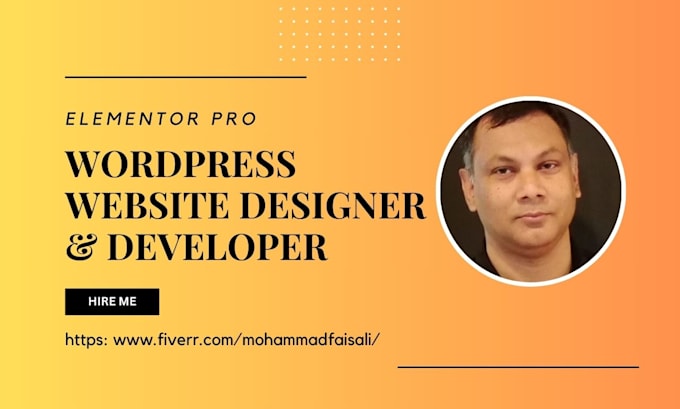 Bestseller - design wordpress website with elementor pro