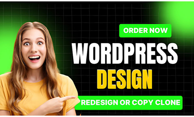 Gig Preview - Design, redesign and copy clone wordpress website